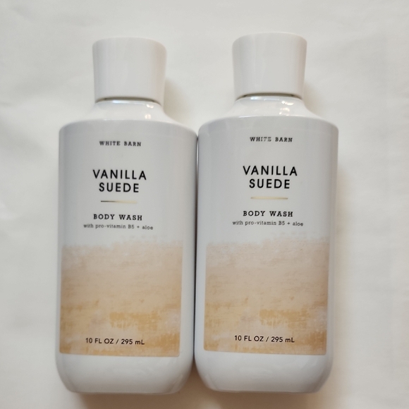 Bath & Body Works Other - 2 Bath & Body Works White Barn Vanilla Suede Body Wash